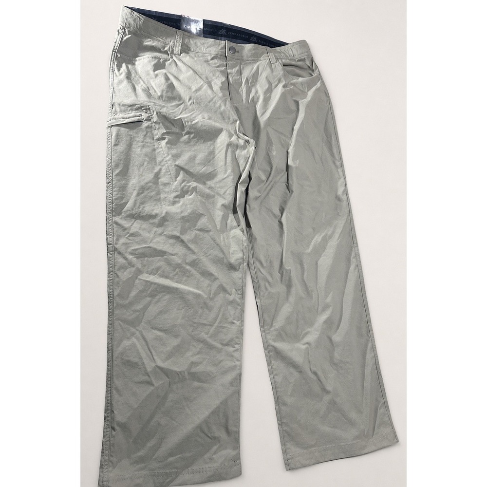 ZeroXposur 40x30 Beige Oak Stretch Commuter Pants UPF 30 Travel Hiking NWT 80$
